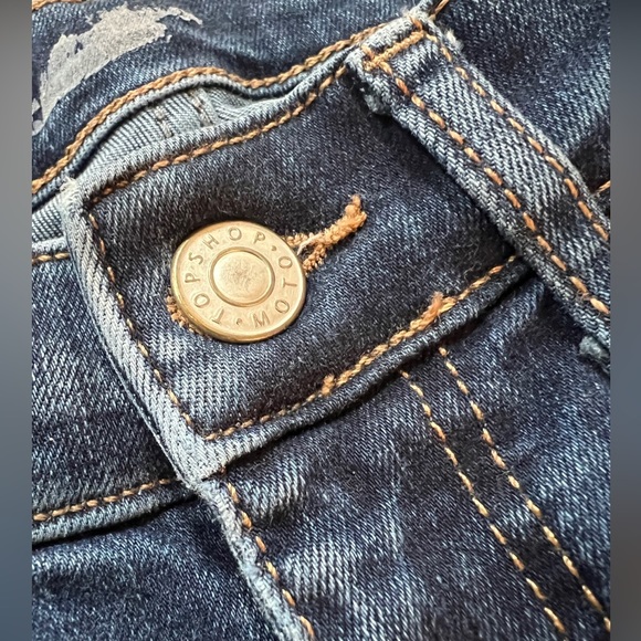 Top Shop Skinny Blue jeans - Picture 2 of 3